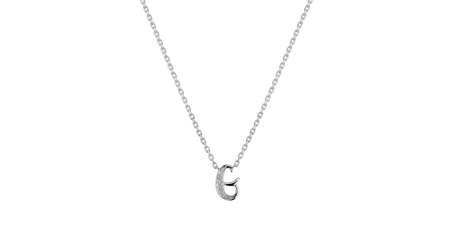 Diamond necklace Curly Diamonds G