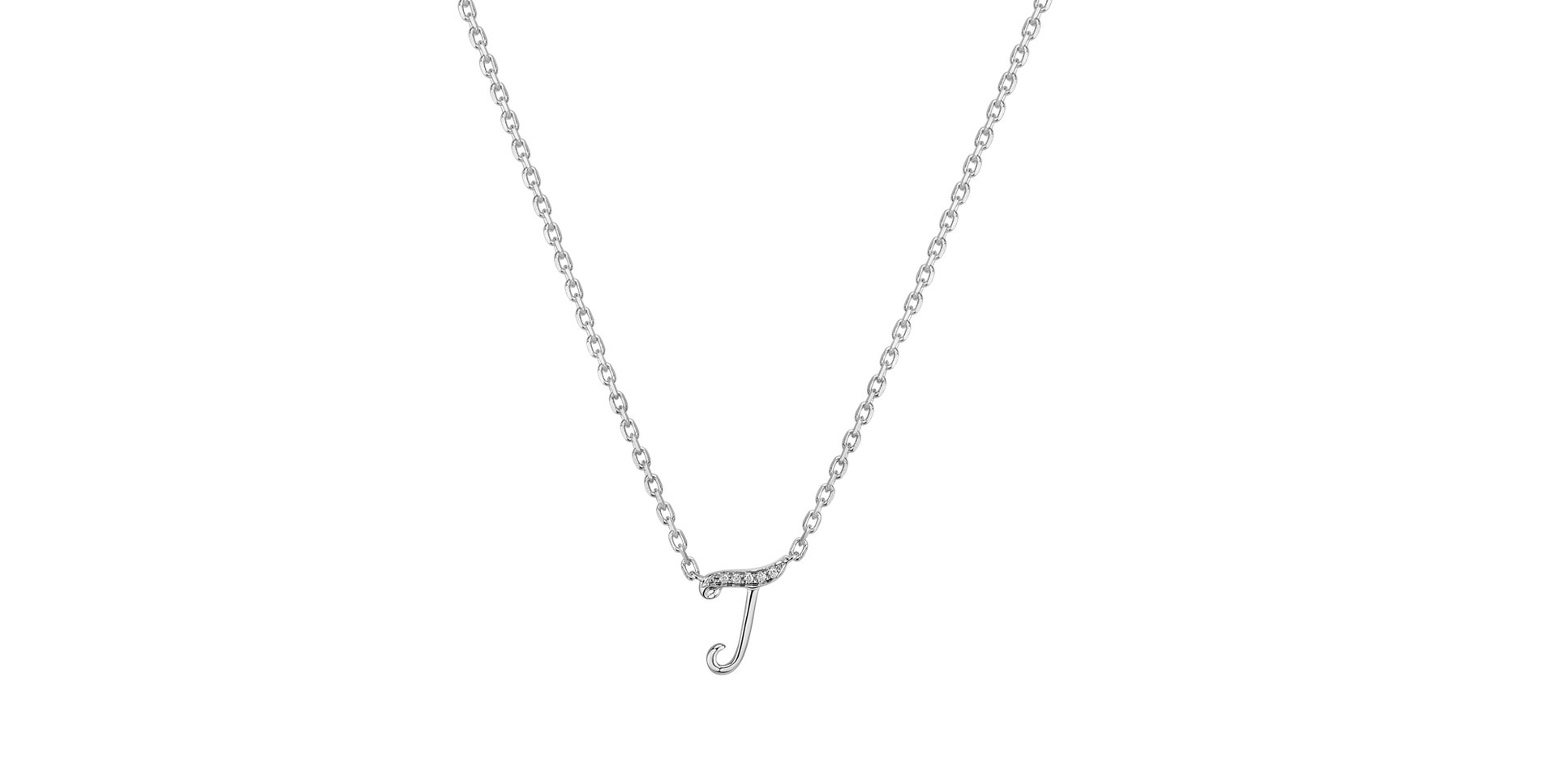 Diamond necklace Curly Diamonds J