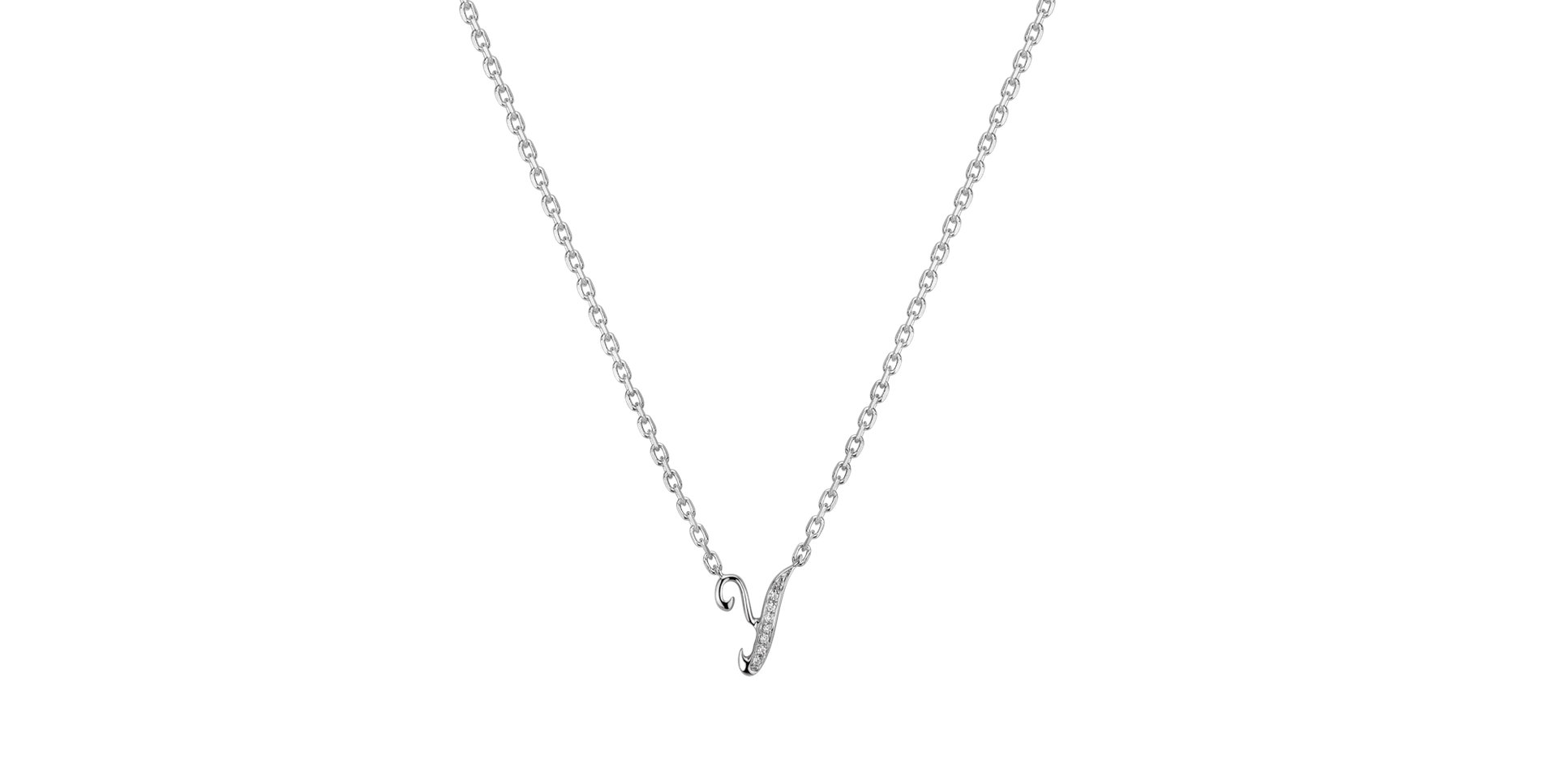Diamond necklace Curly Diamonds Y