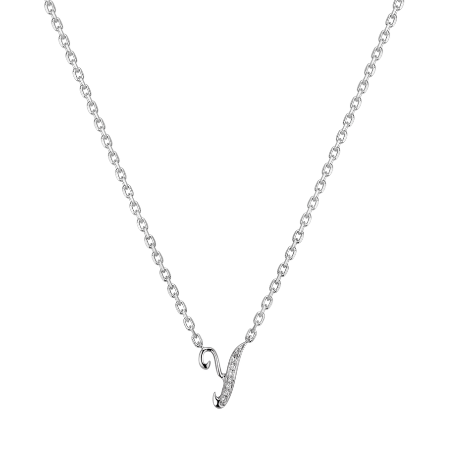 Diamond necklace Curly Diamonds Y