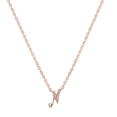 Diamond necklace Curly Diamonds N