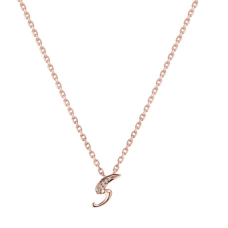 Diamond necklace Curly Diamonds S