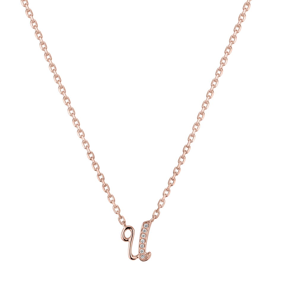 Diamond necklace Curly Diamonds U