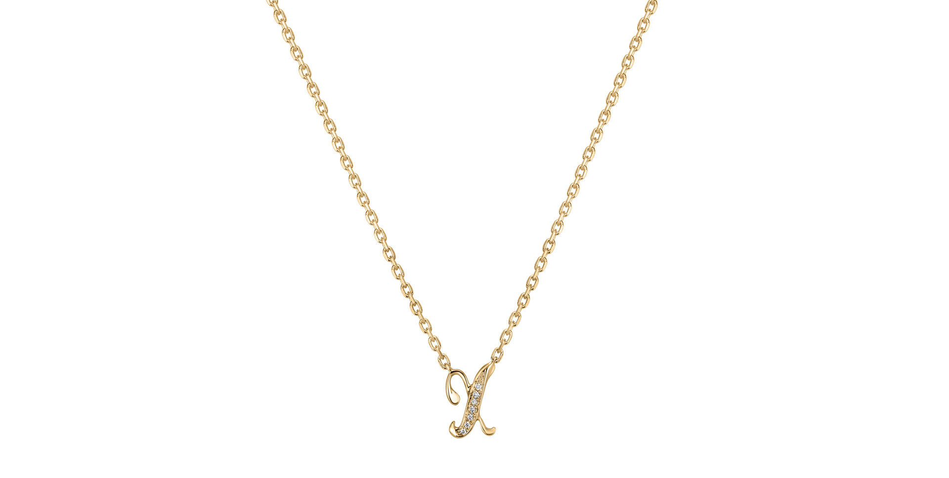 Diamond necklace Curly Diamonds X