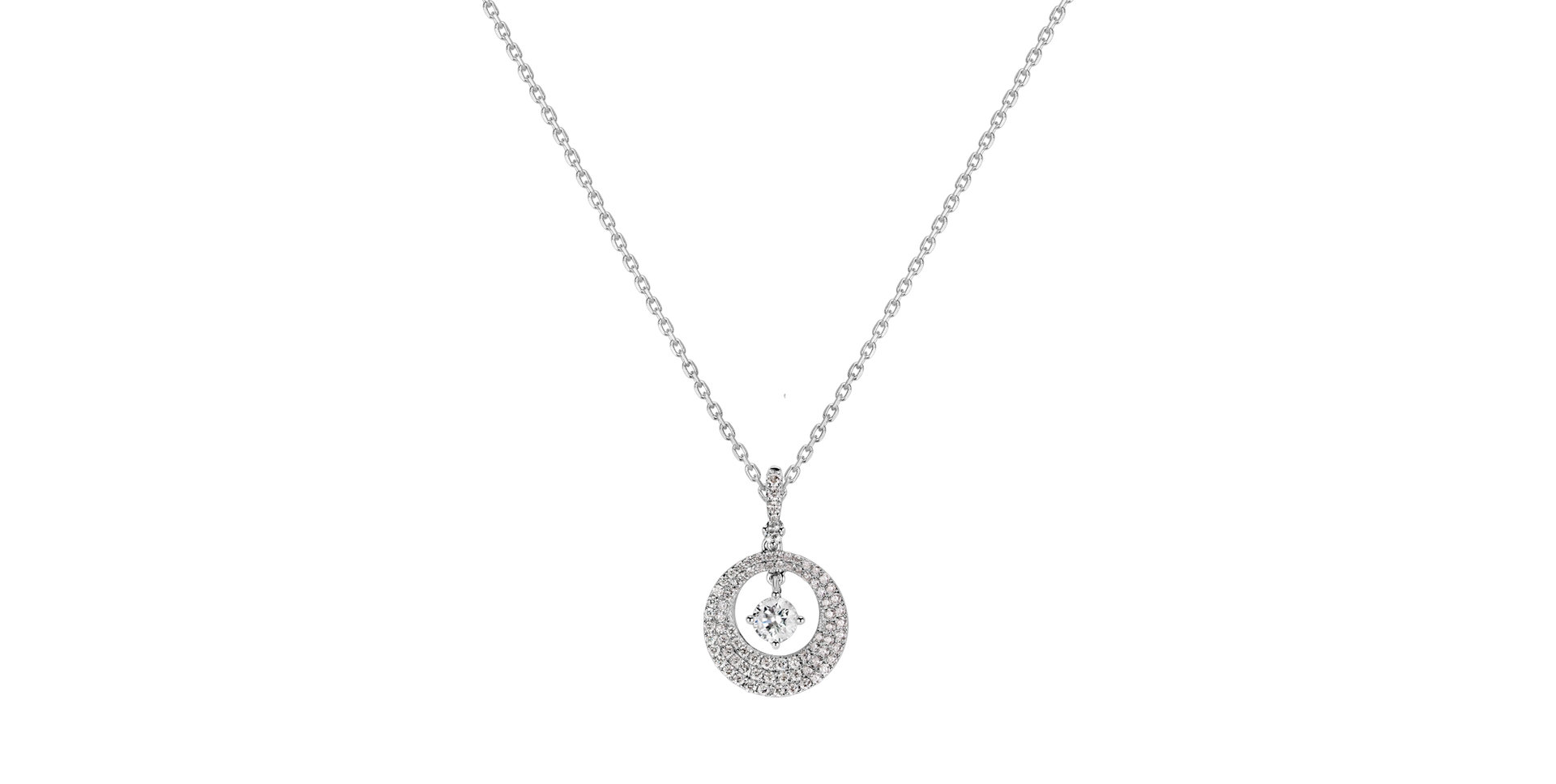 Diamond pendant Brilliant Universe