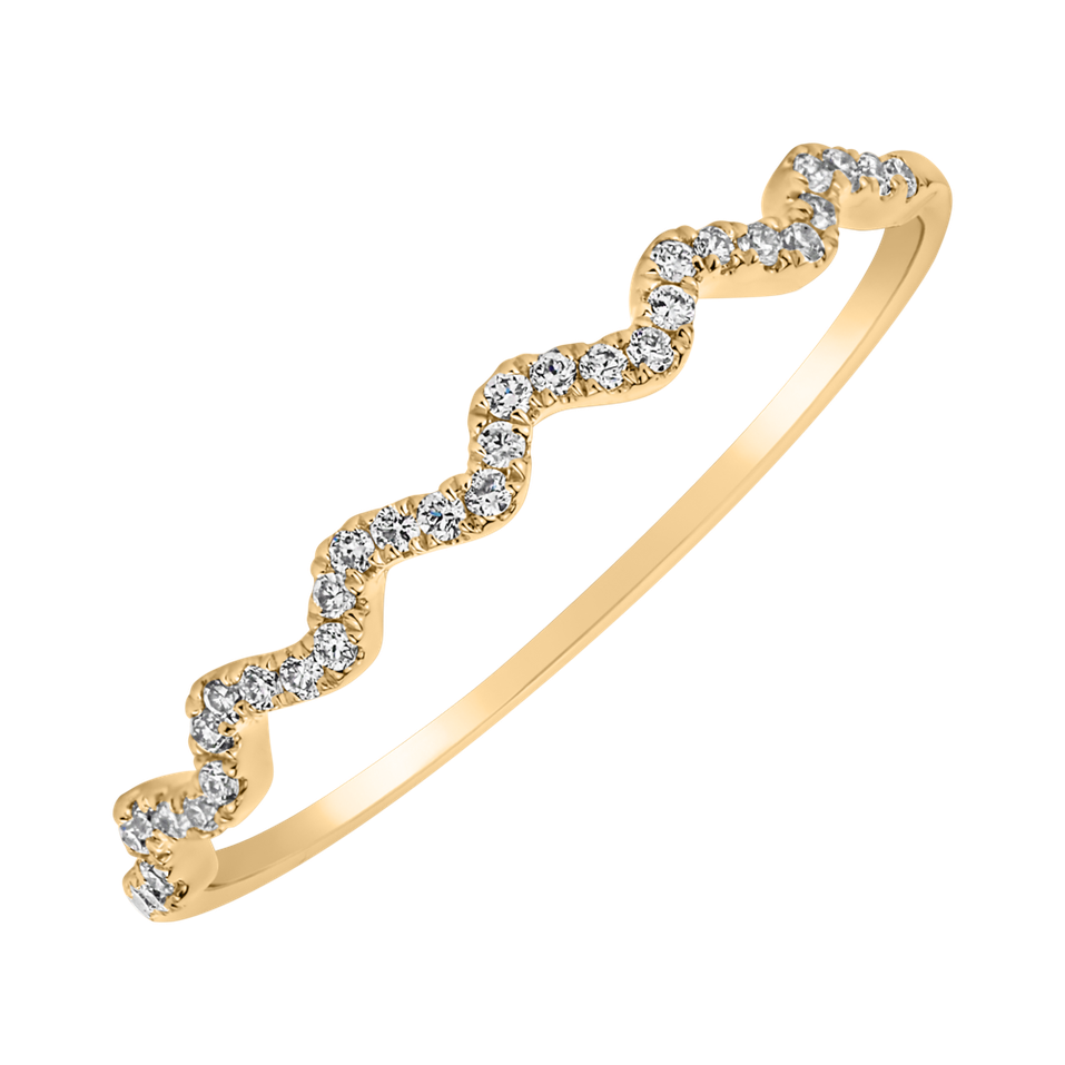 Diamond ring Sparkling Waves