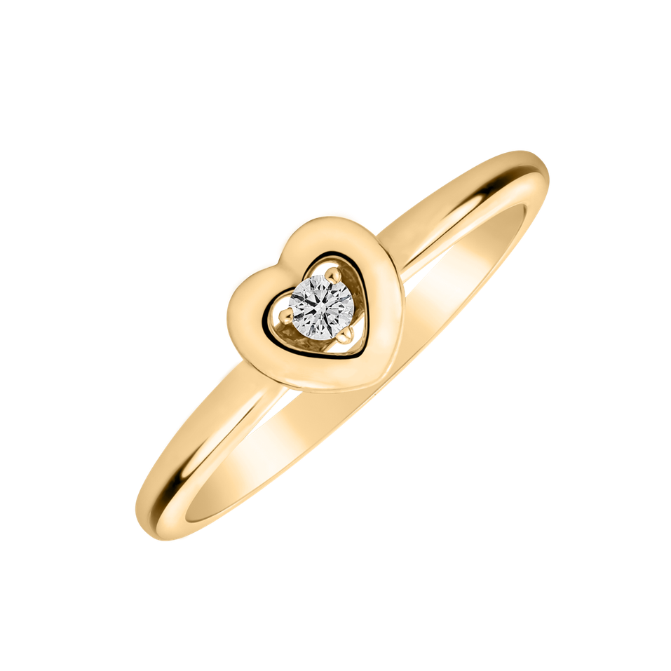 Diamond ring Tender Heart