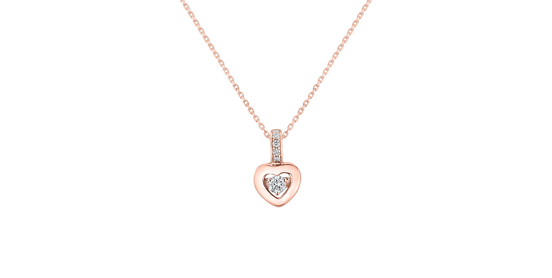 Diamond pendant Petite Heart