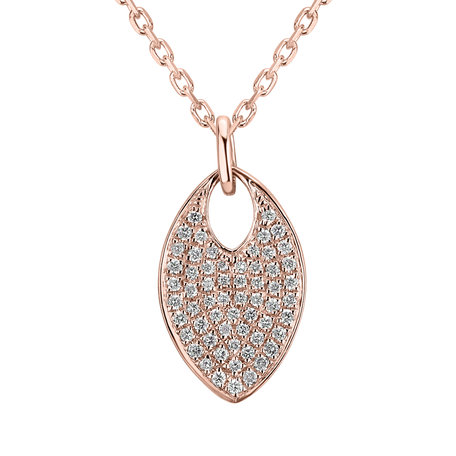 Diamond pendant Endless Tear