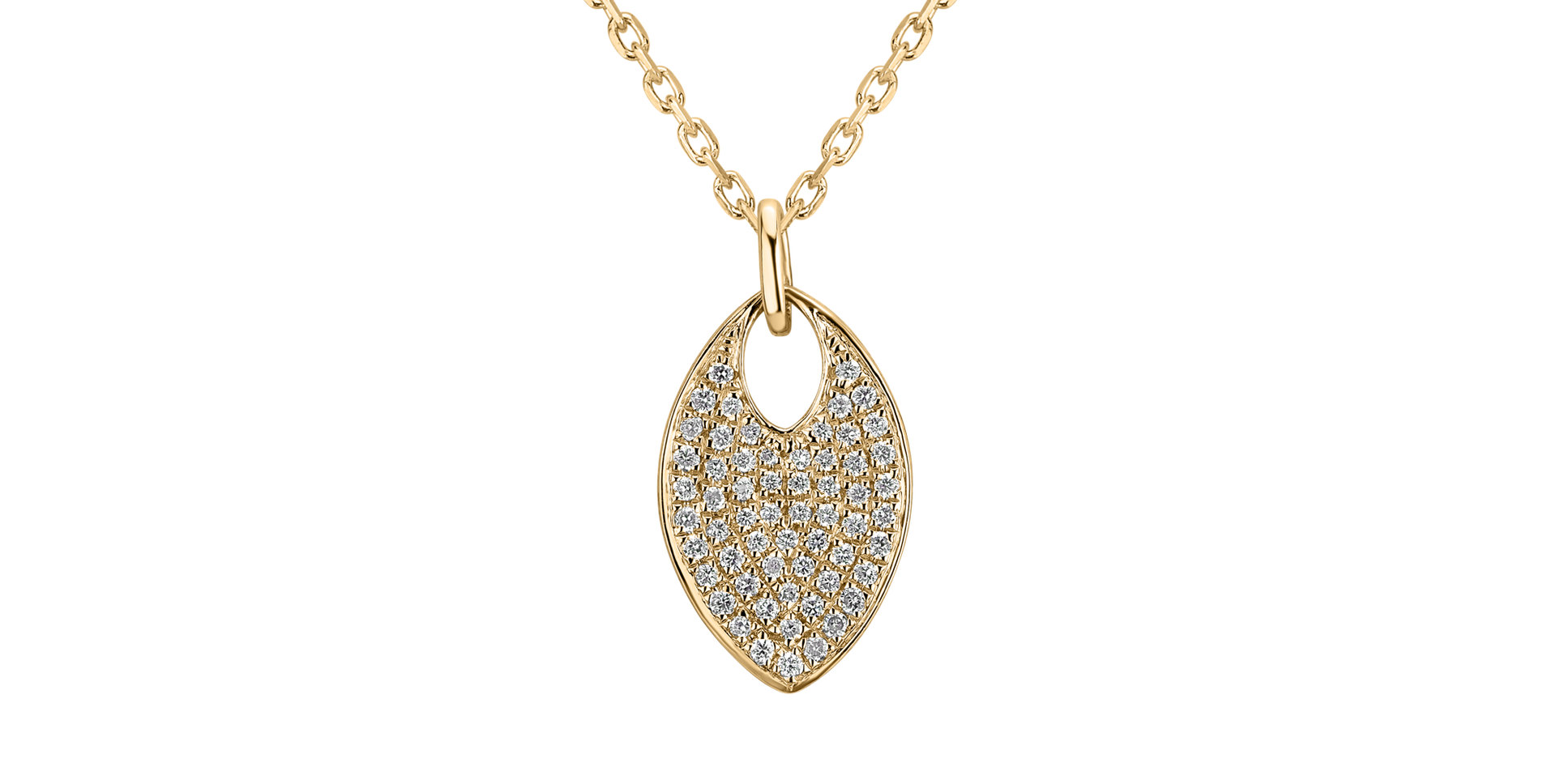 Diamond pendant Endless Tear