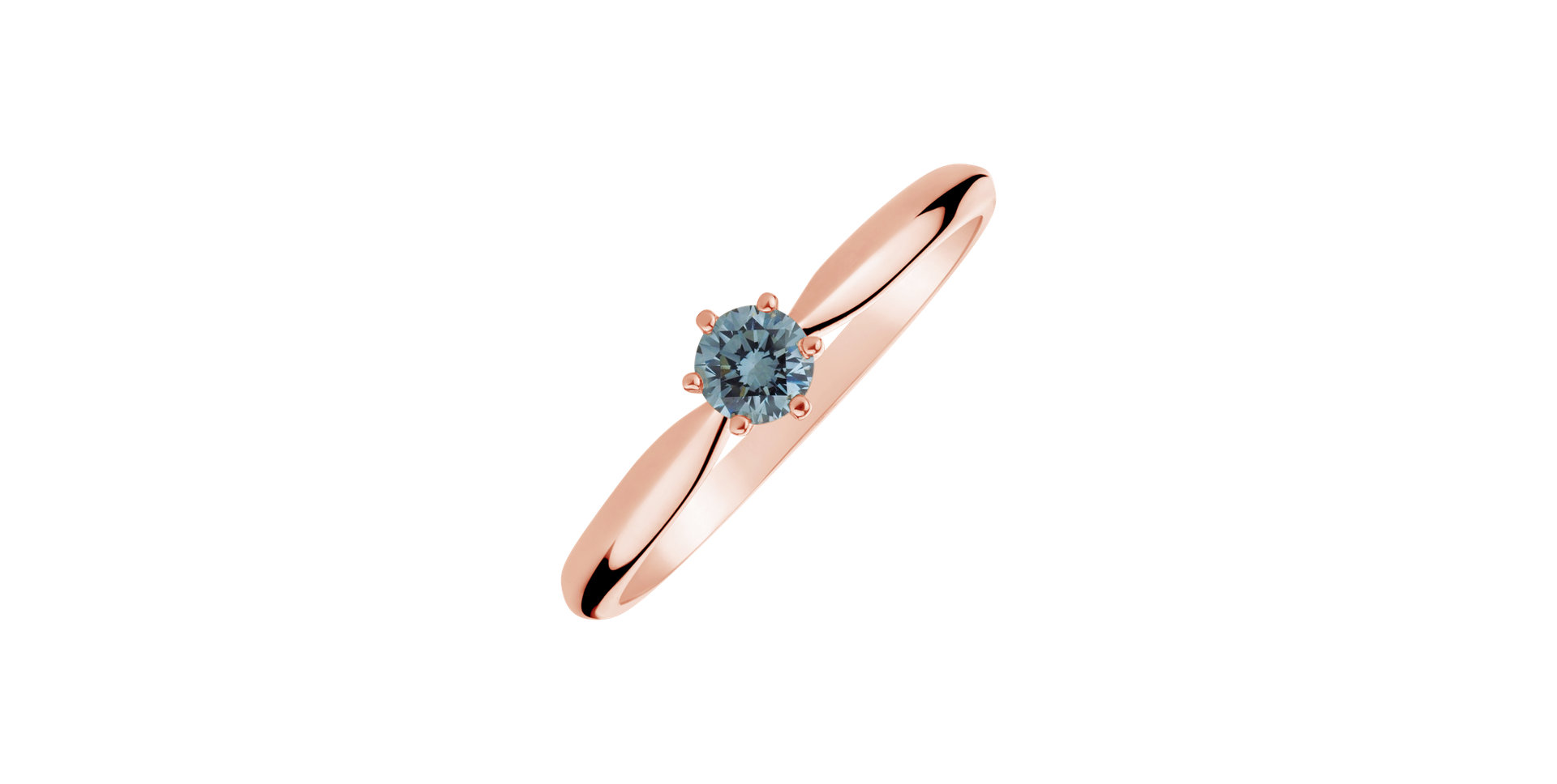 Ring with blue diamonds Eternal Joy