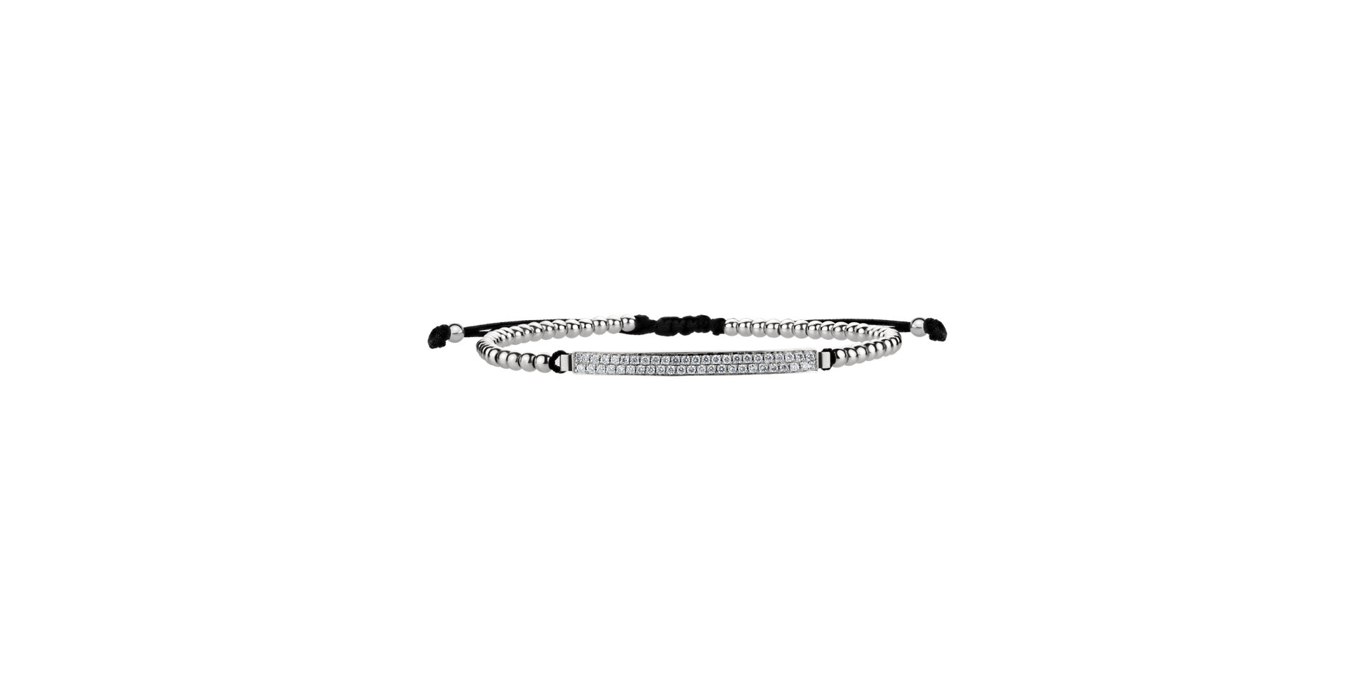 Bracelet with diamonds Shamballa
