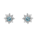 Diamond earrings with Topaz Frozen Sky2