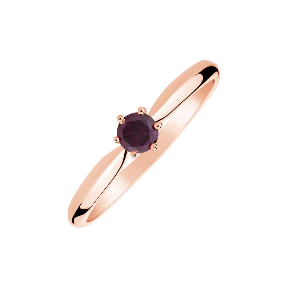 Ring with pink diamonds Eternal Joy