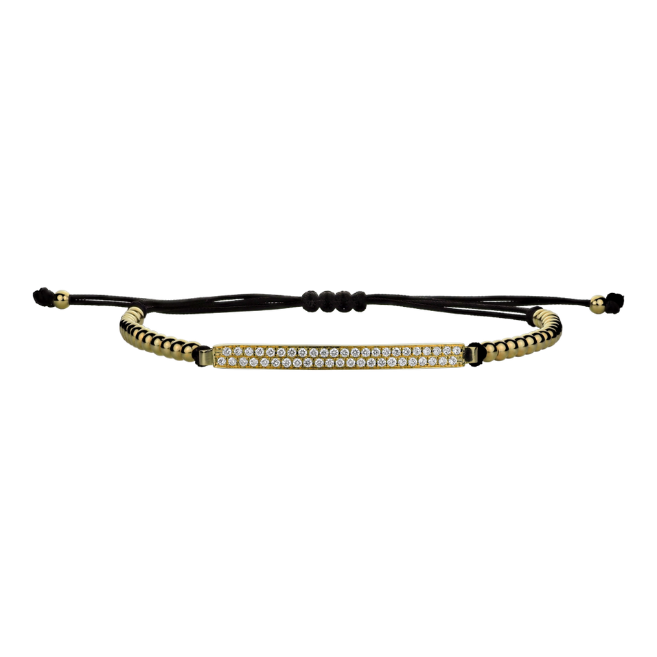 Bracelet with diamonds Shamballa