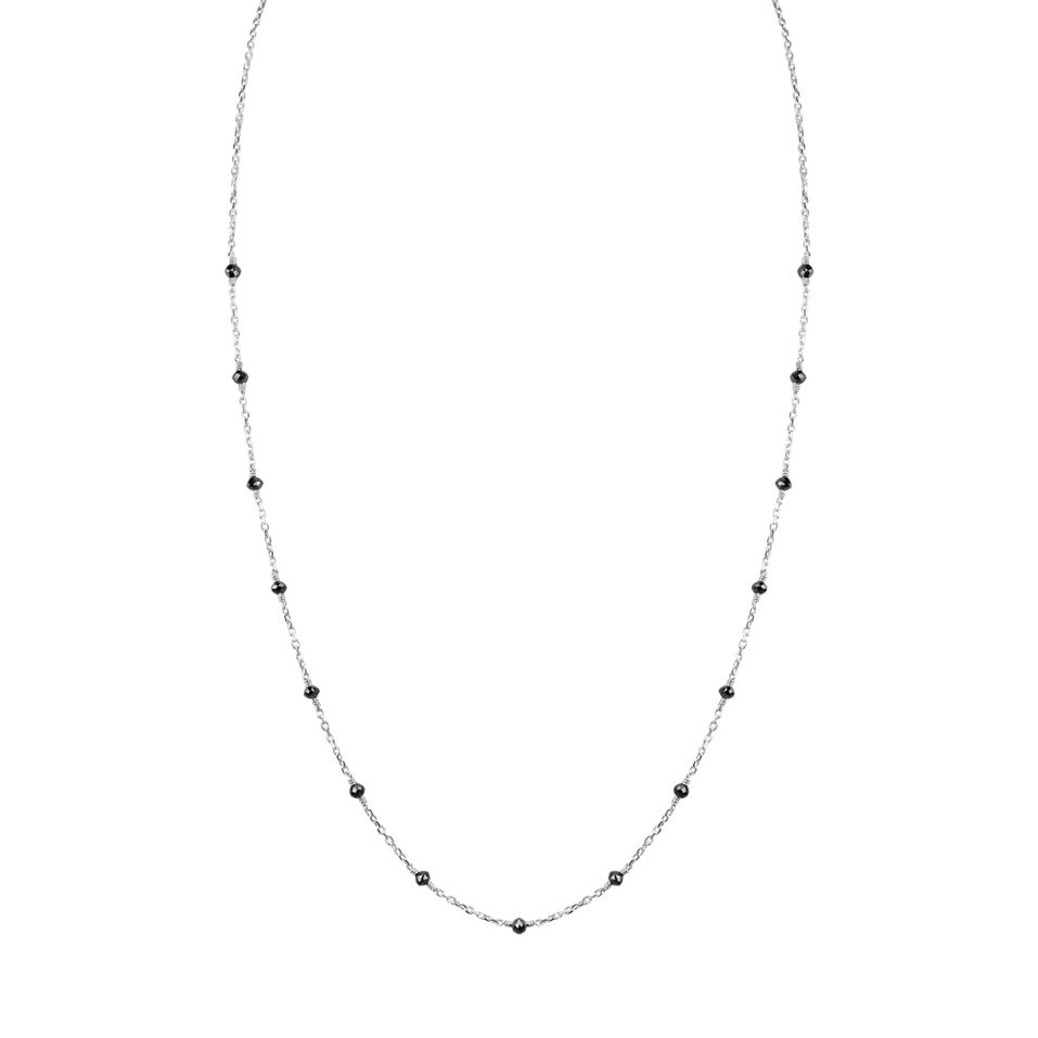 Necklace with black diamonds Dark Harmony