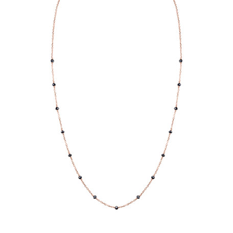 Necklace with black diamonds Dark Harmony