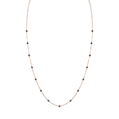 Necklace with black diamonds Dark Harmony