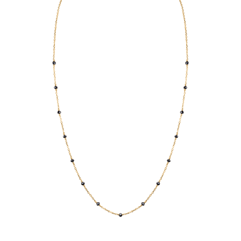 Necklace with black diamonds Dark Harmony