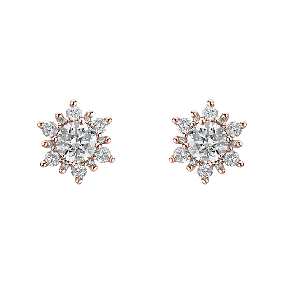 Diamond earrings Snow Star