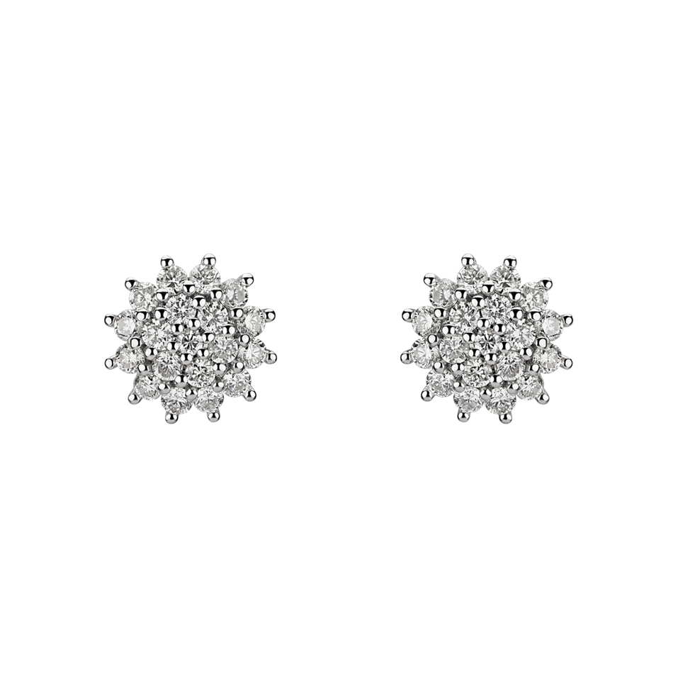 Diamond earrings Midnight Sun