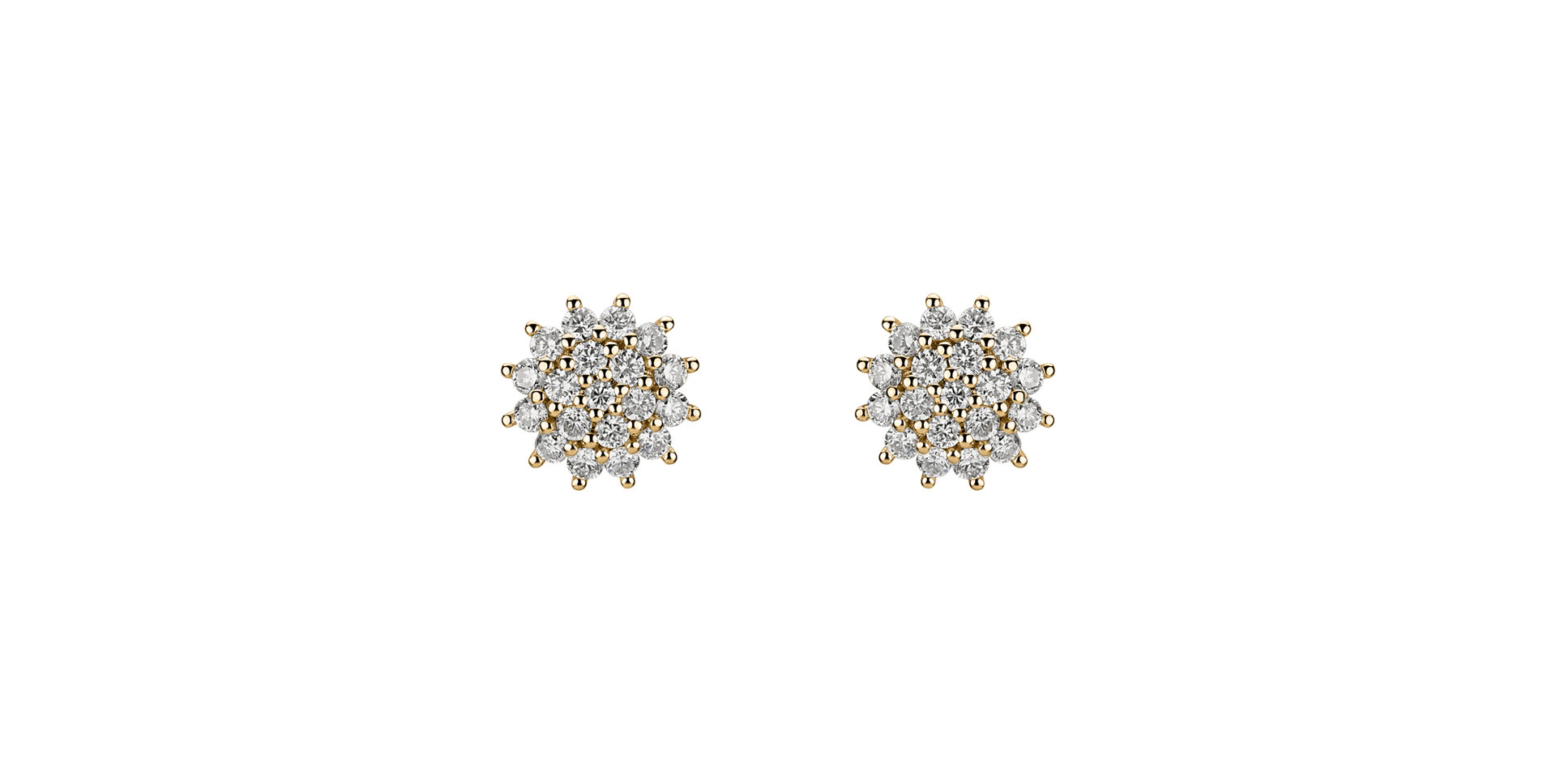 Diamond earrings Midnight Sun