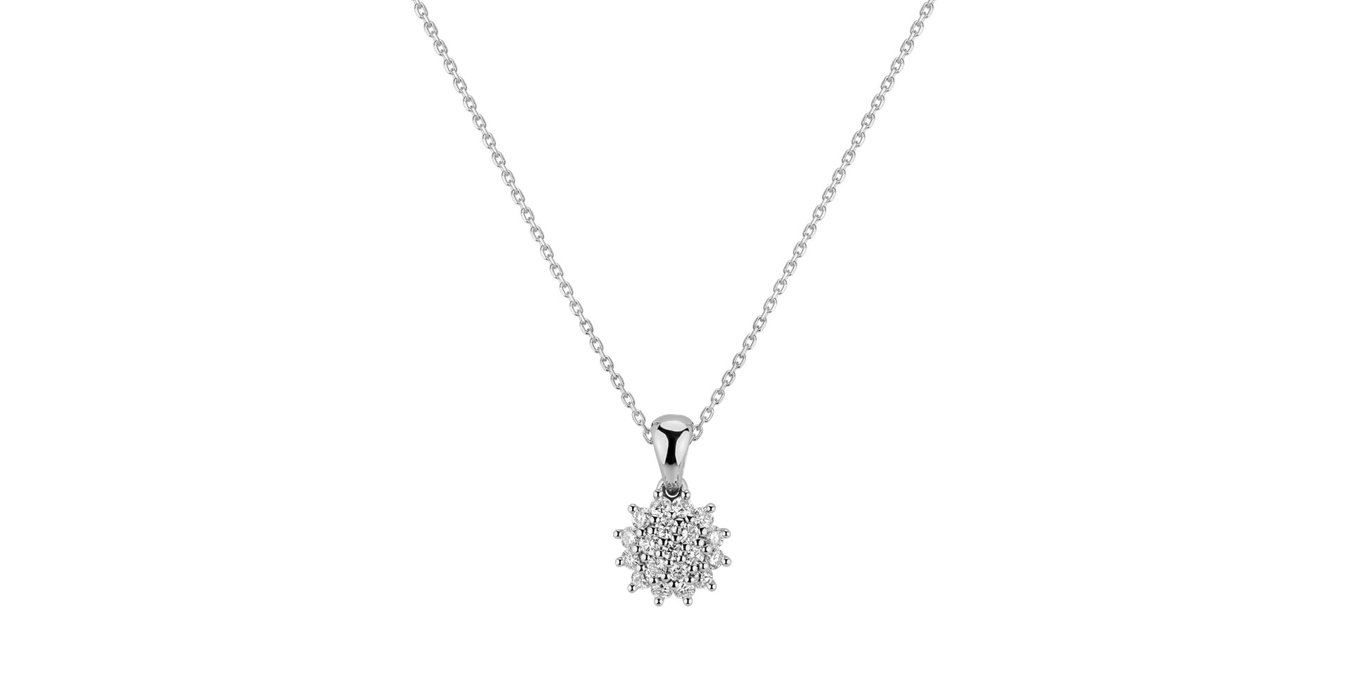 Diamond pendant Midnight Sun