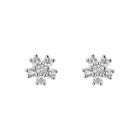 Diamond earrings Sparkless