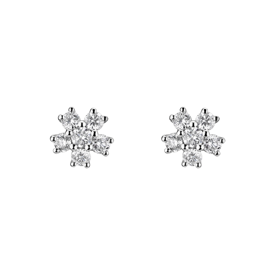 Diamond earrings Sparkless