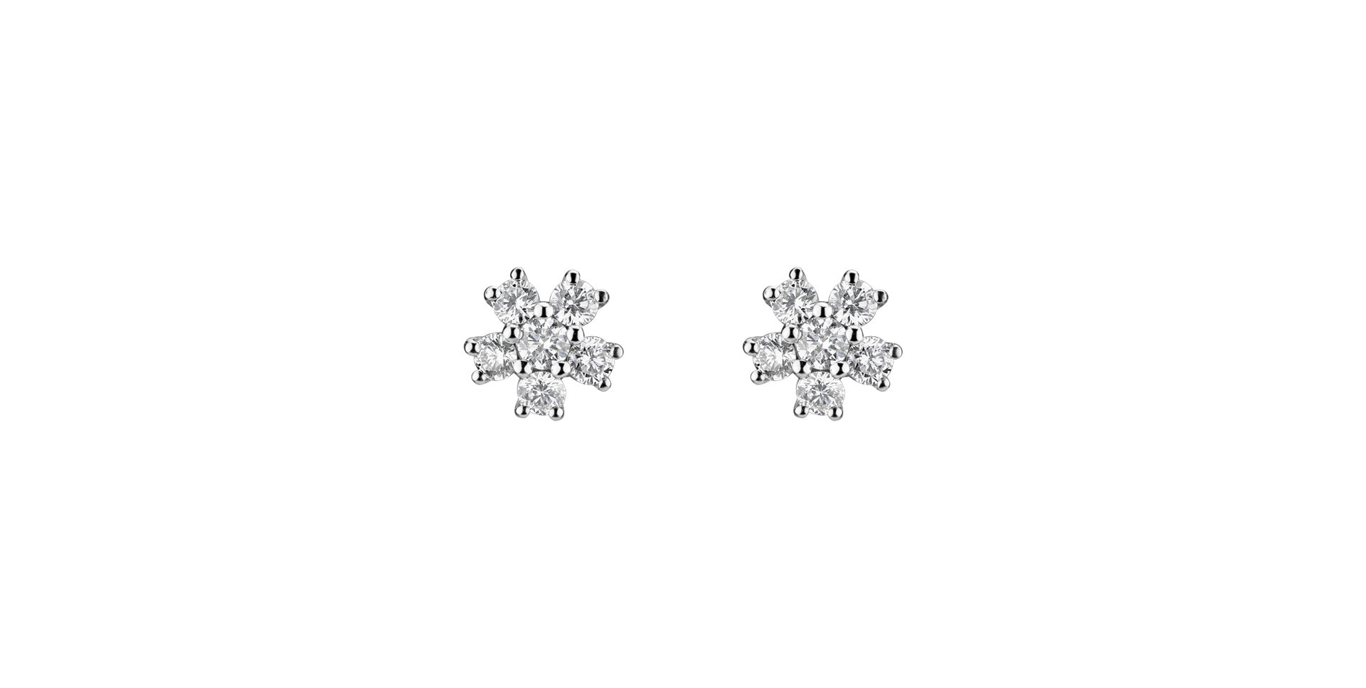 Diamond earrings Sparkless