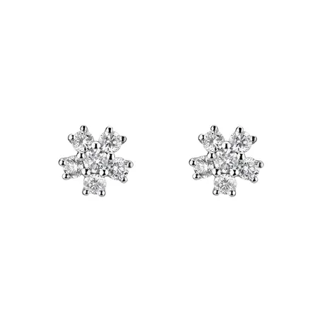 Diamond earrings Sparkless