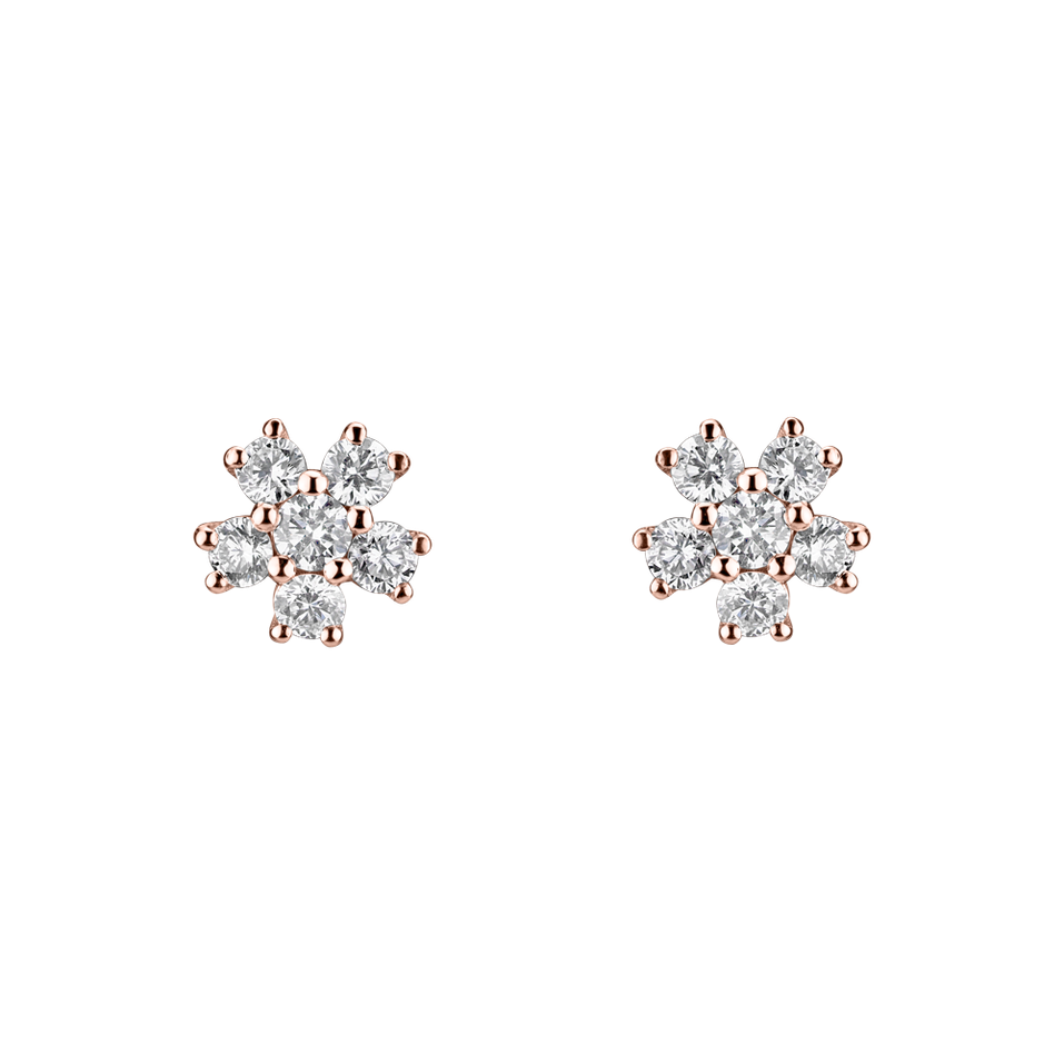 Diamond earrings Sparkless