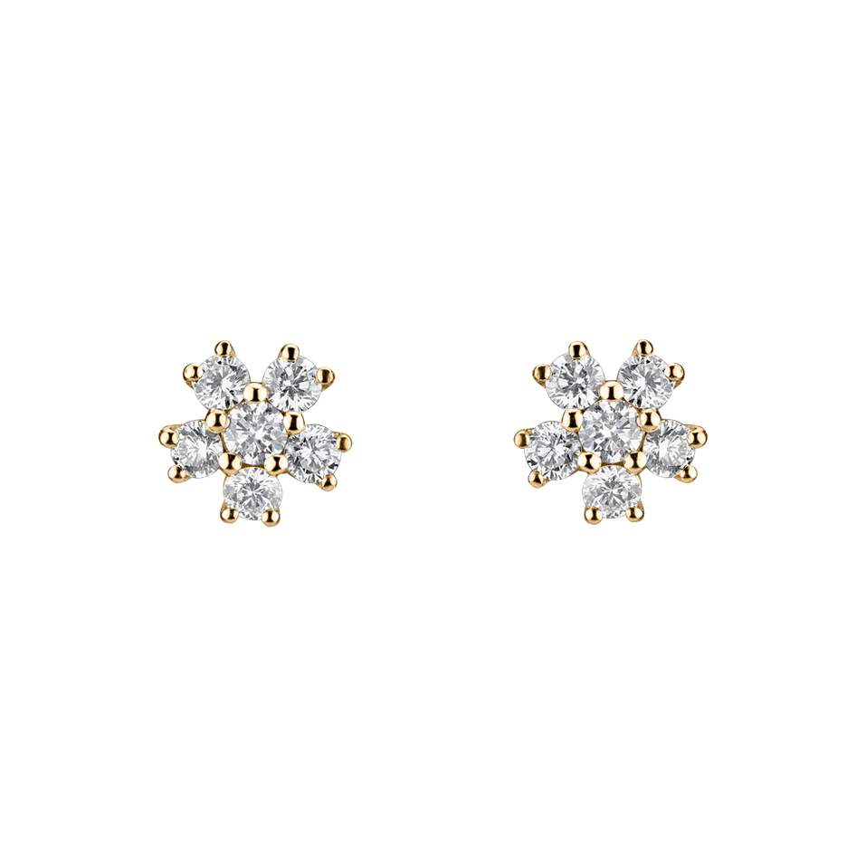 Diamond earrings Sparkless