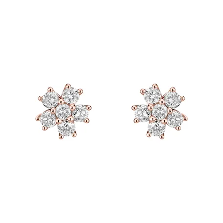 Diamond earrings Sparkless