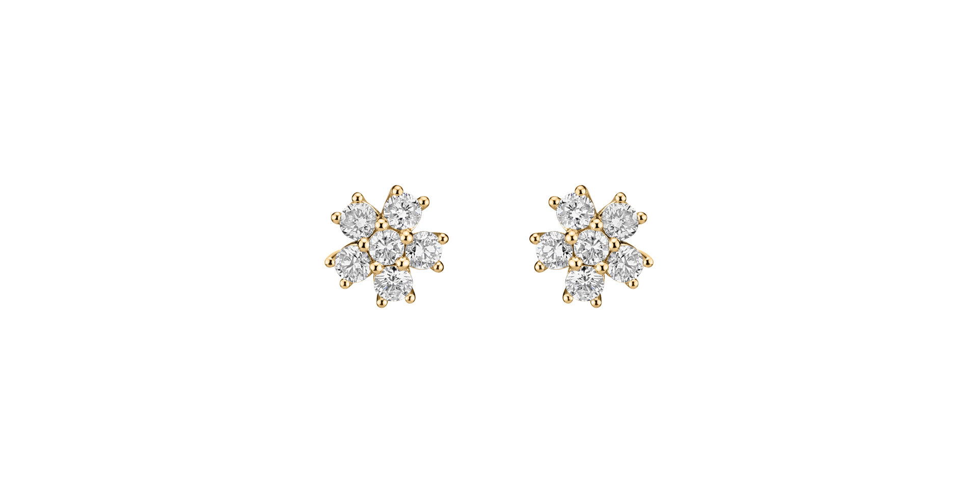 Diamond earrings Sparkless
