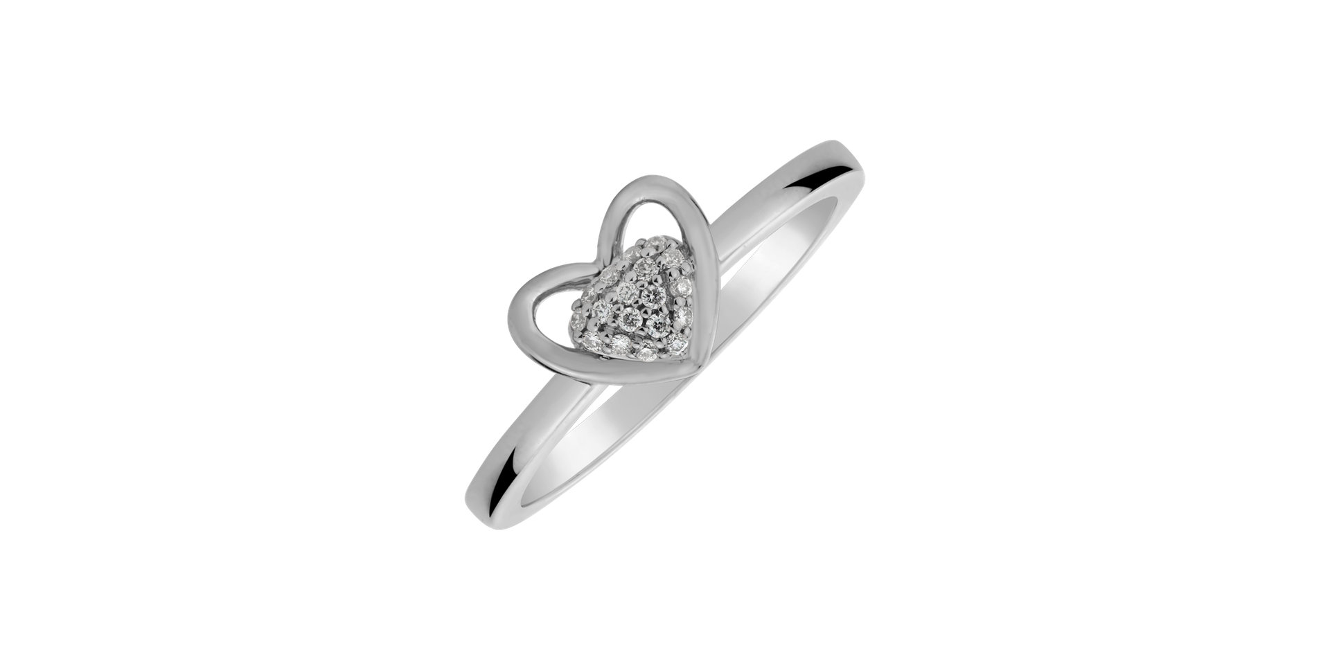 Diamond ring Tender Heart