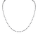 Necklace with black diamonds Dark Melody2
