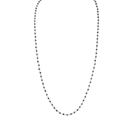 Necklace with black diamonds Dark Melody