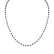 Necklace with black diamonds Dark Melody2