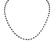Necklace with black diamonds Dark Melody2