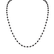 Necklace with black diamonds Dark Melody2
