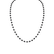Necklace with black diamonds Dark Melody2