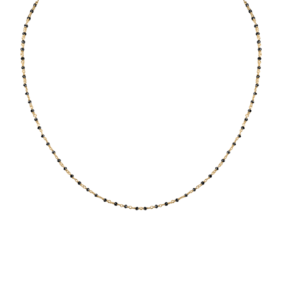 Necklace with black diamonds Dark Melody