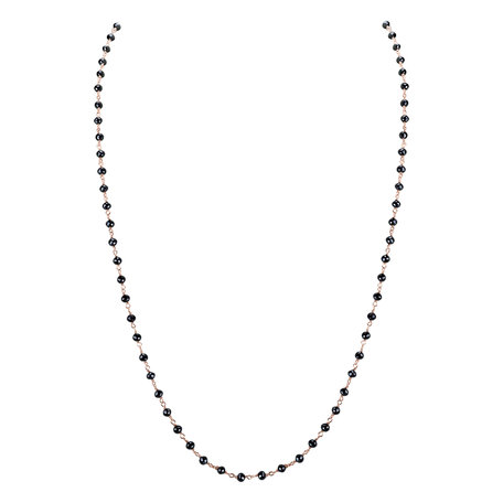 Necklace with black diamonds Dark Melody