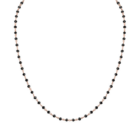 Necklace with black diamonds Dark Melody