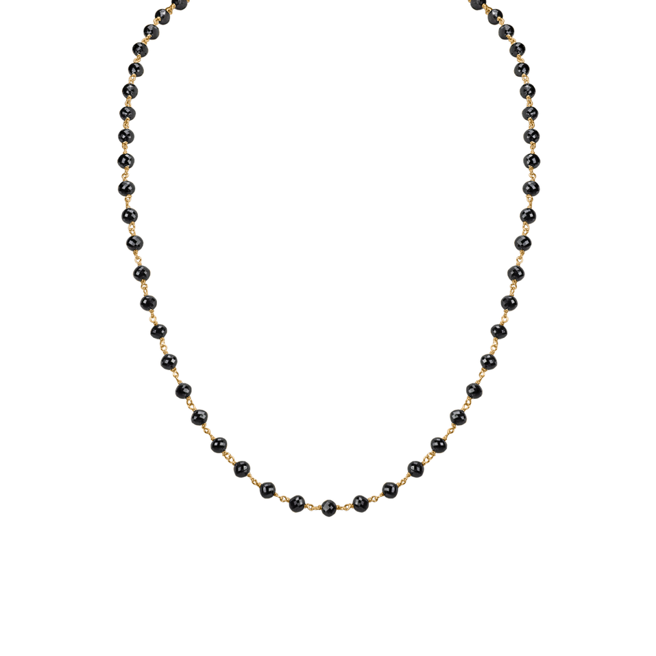 Necklace with black diamonds Dark Melody