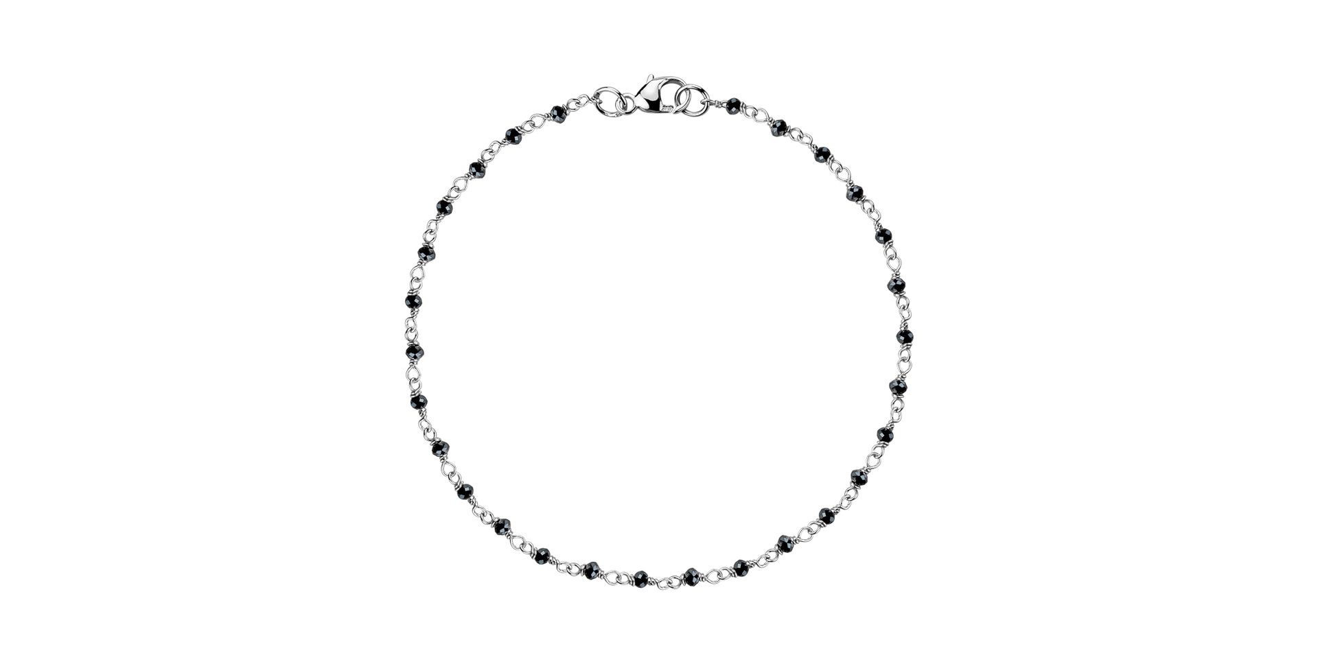 Bracelet with black diamonds Dark Melody
