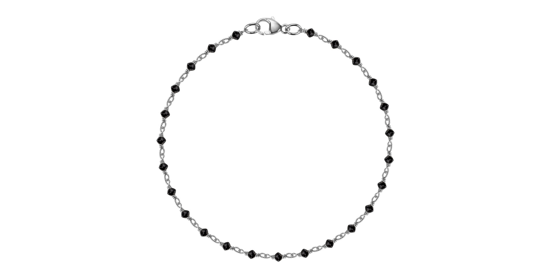 Bracelet with black diamonds Dark Melody