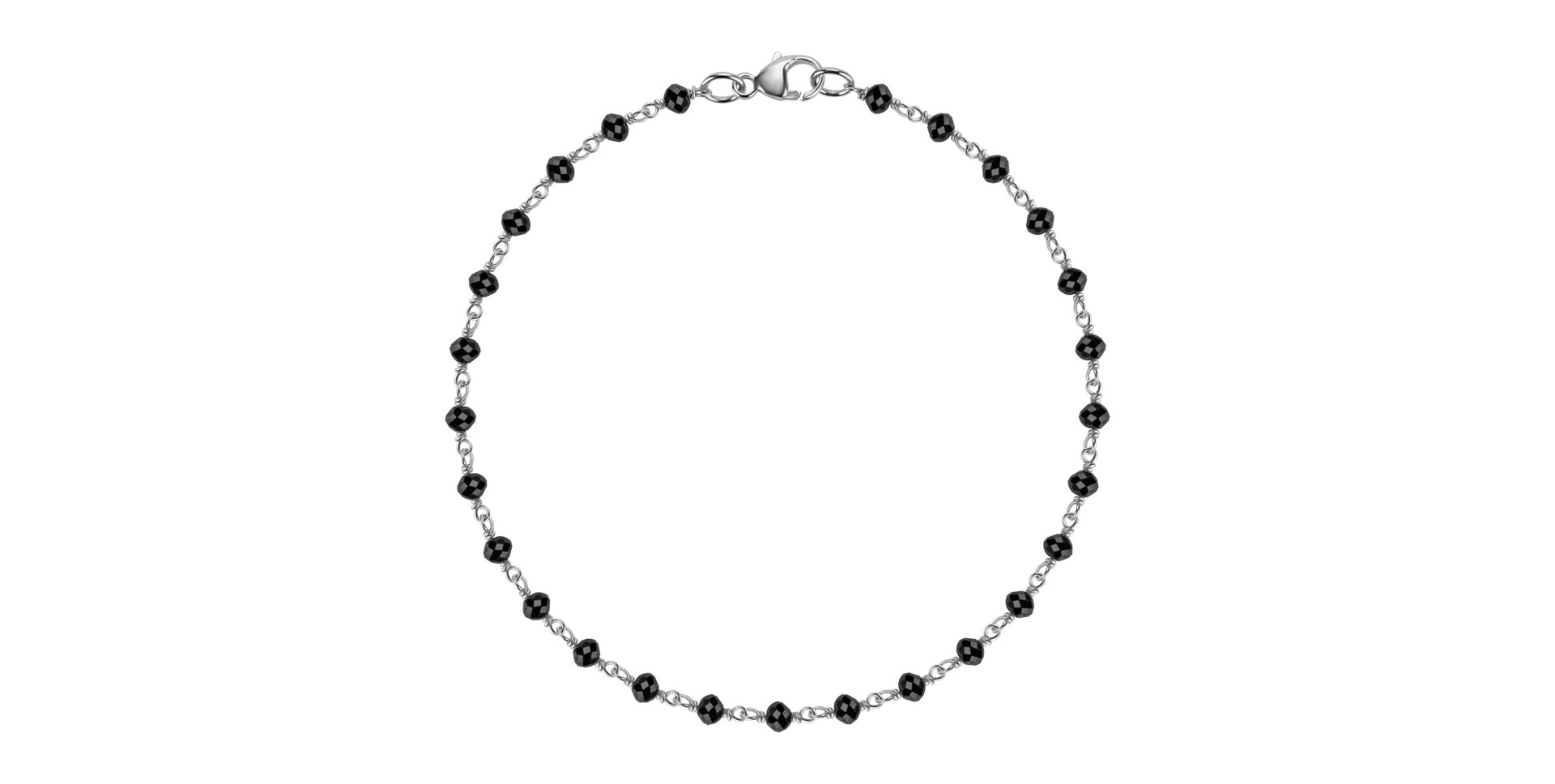 Bracelet with black diamonds Dark Melody