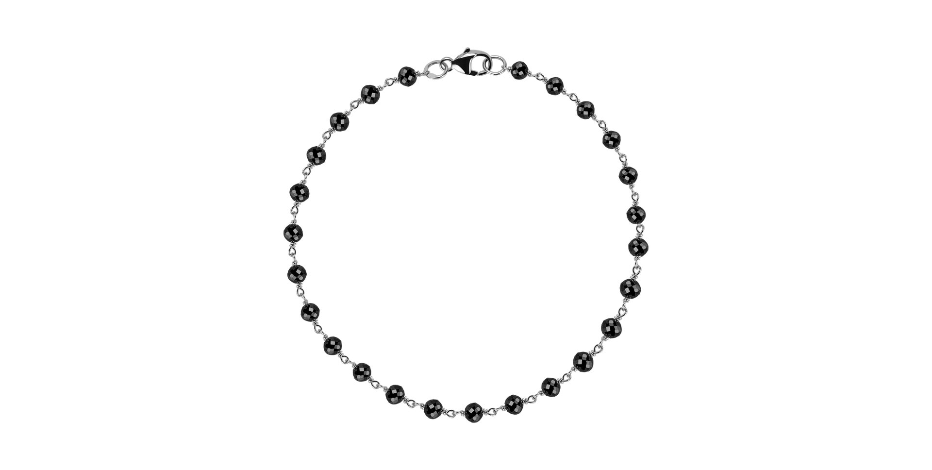 Bracelet with black diamonds Dark Melody